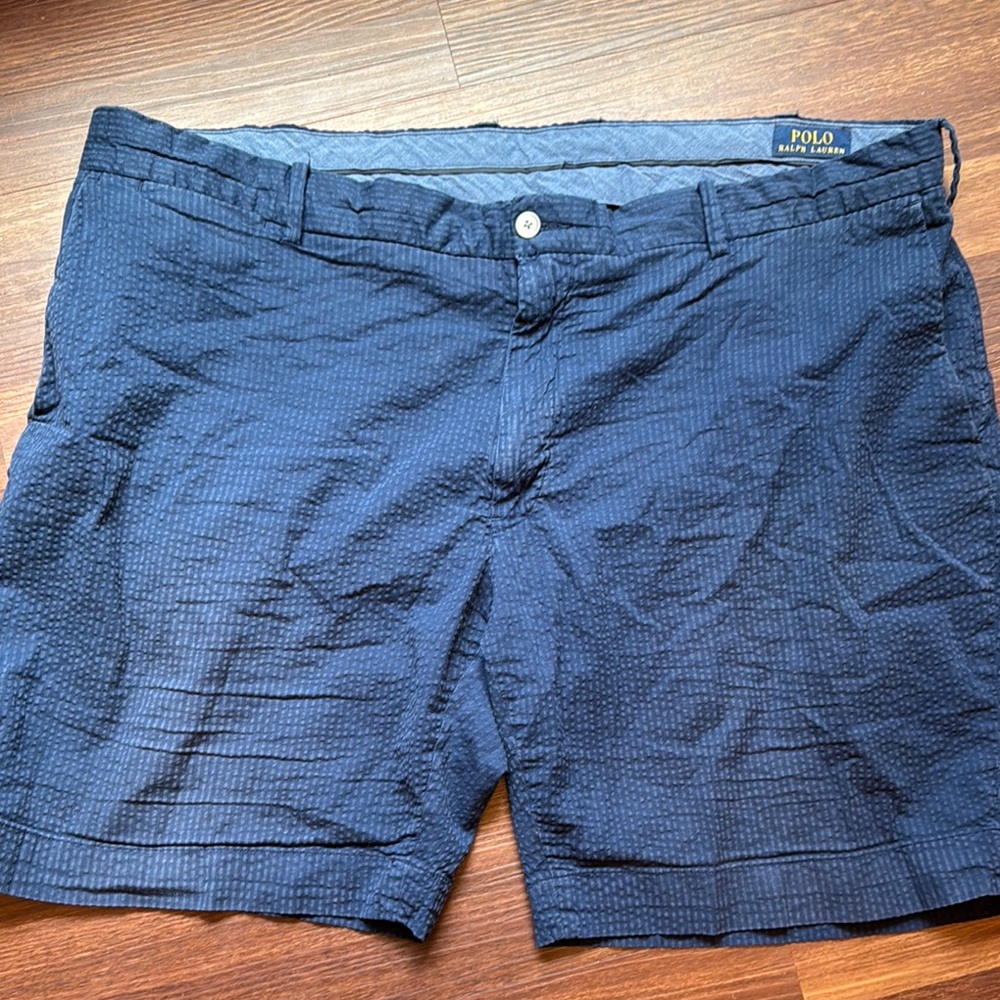 Polo by Ralph Lauren Blue Flat Front Shorts